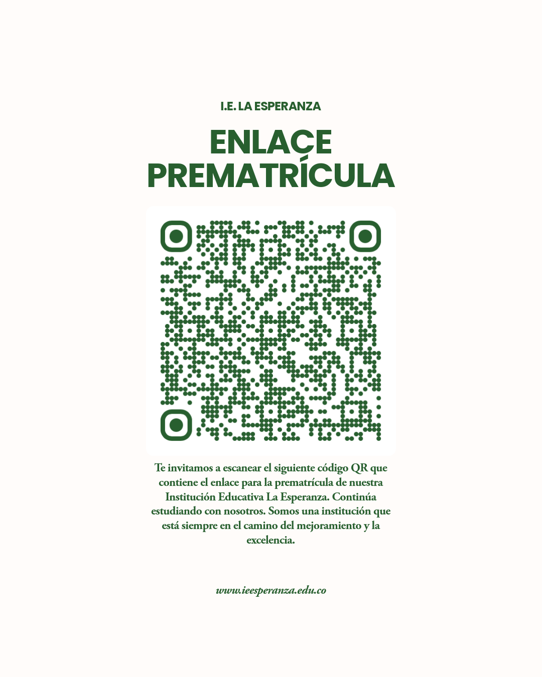 cÓdigo qr prematrÍcula